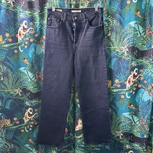 Levi ribcage straight leg jeans